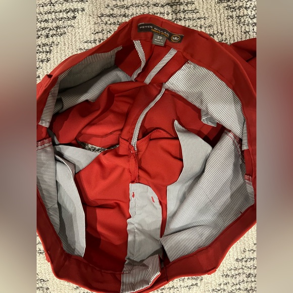 Peter Millar Crown Sport Coral Color Golf Outdoors Short - Picture 7 of 11